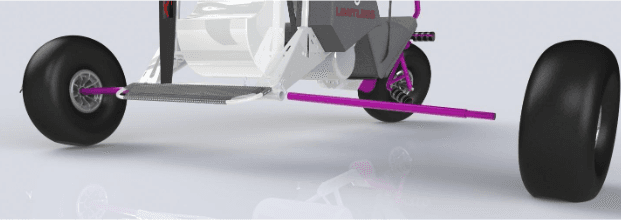 Back Axle No Suspension